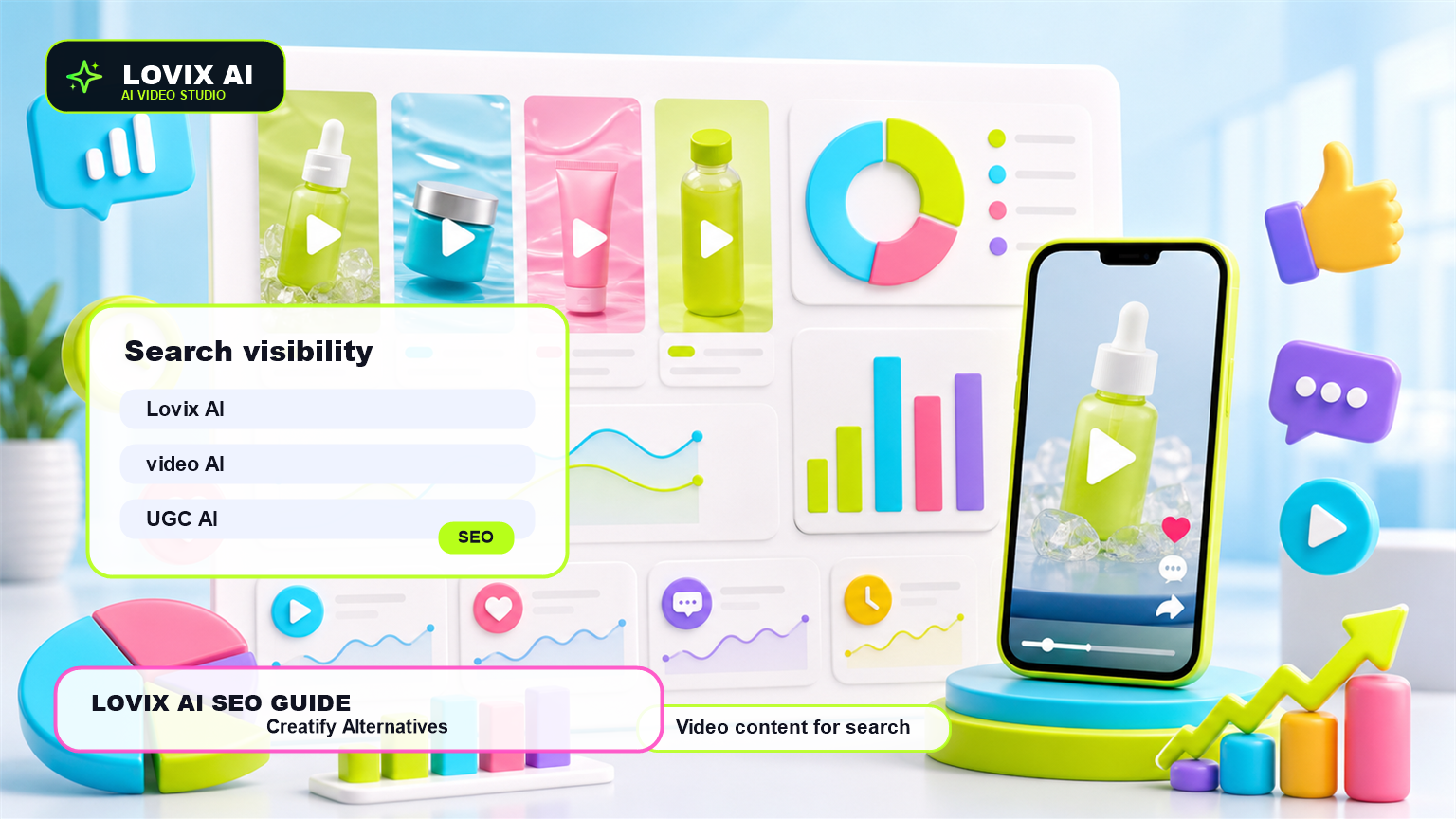 Best Creatify alternatives for AI UGC ads LOVIX AI cover