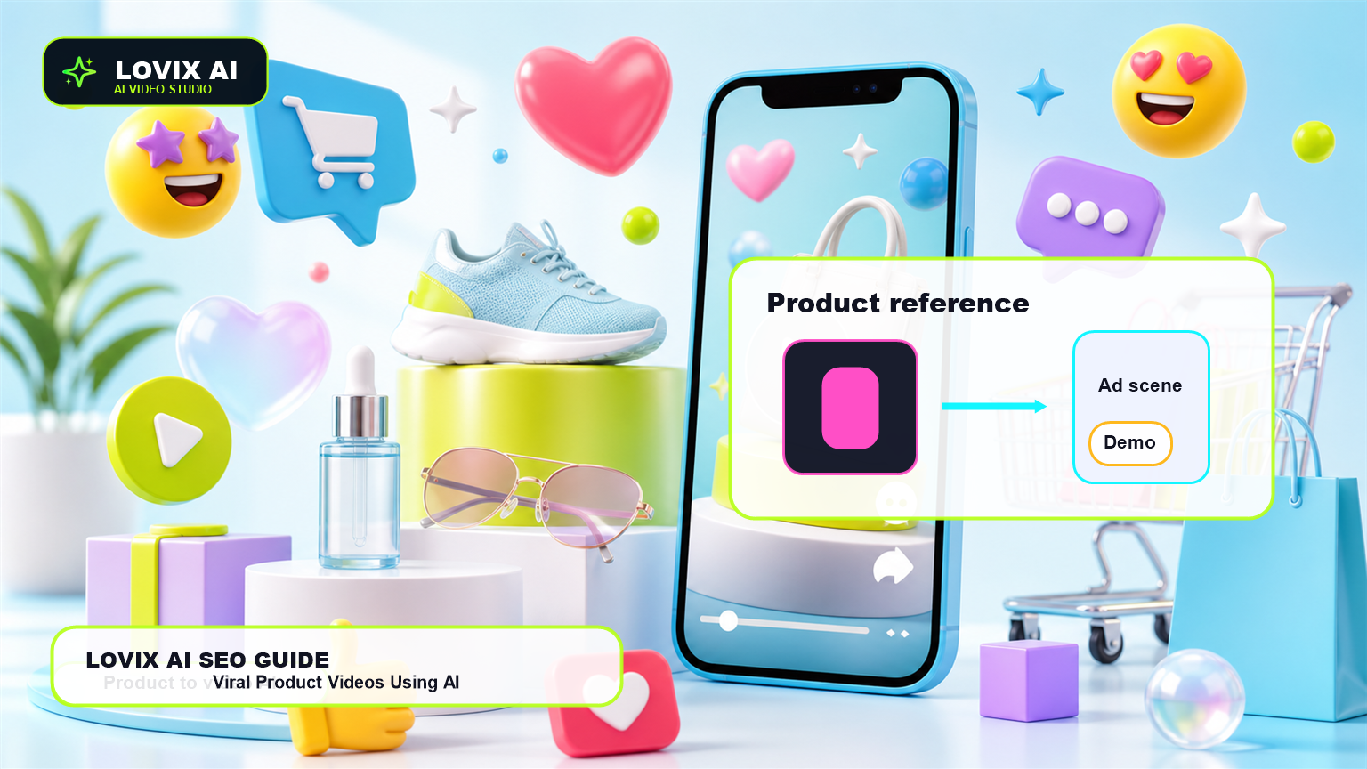 How to make viral product videos using AI LOVIX AI cover