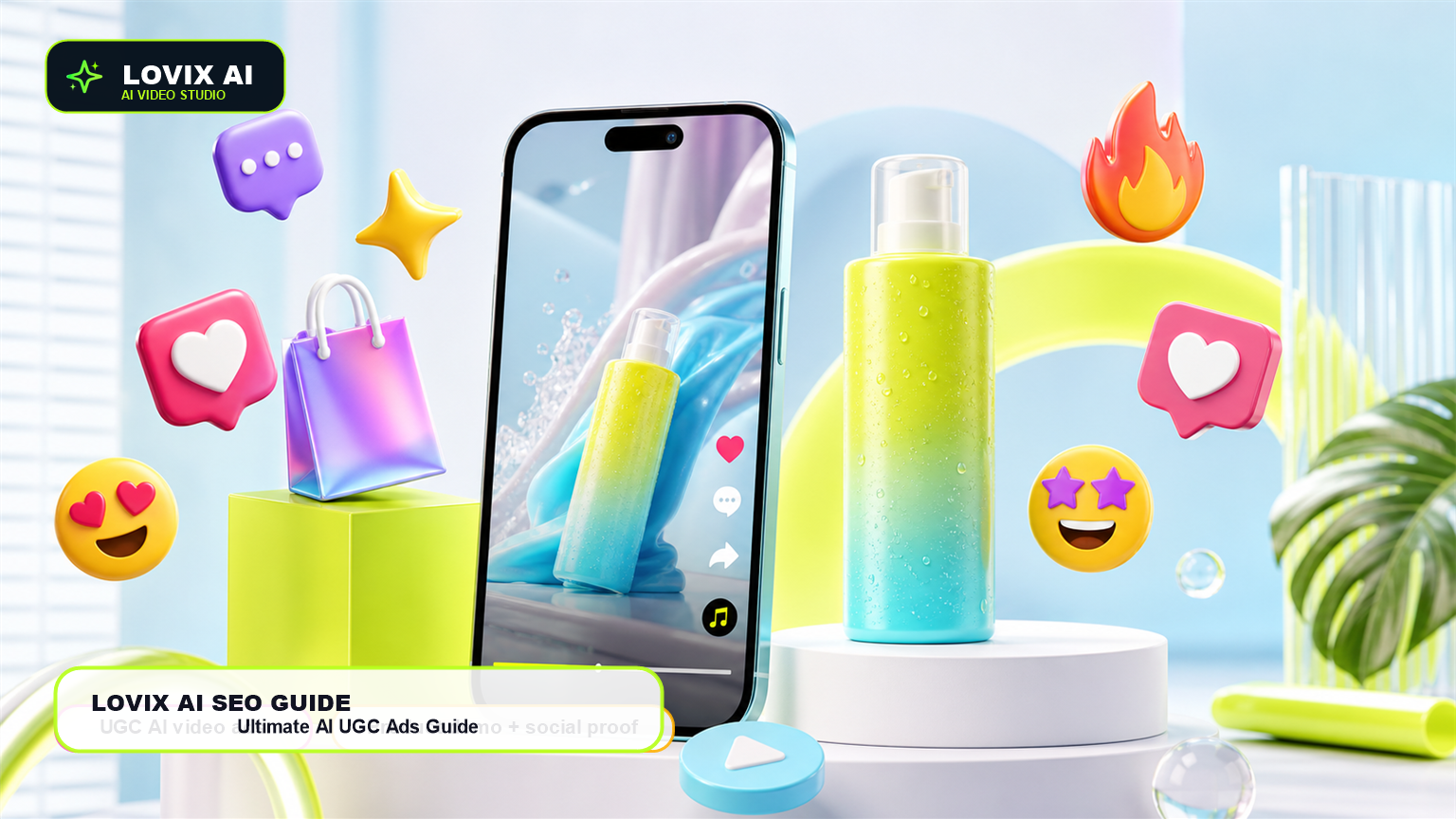 The ultimate AI UGC ads guide LOVIX AI cover